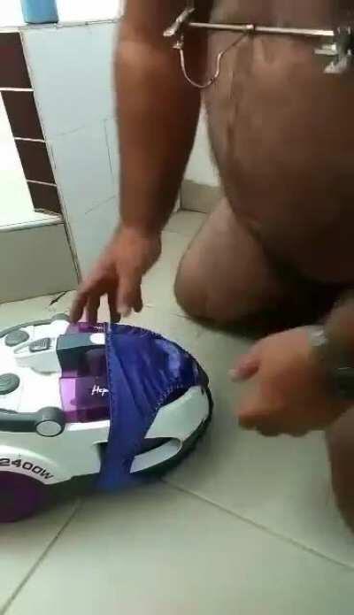 I think he was being too stingy with that vacuum