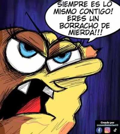 La historia de amor de bob esponja y el señor cangrejo