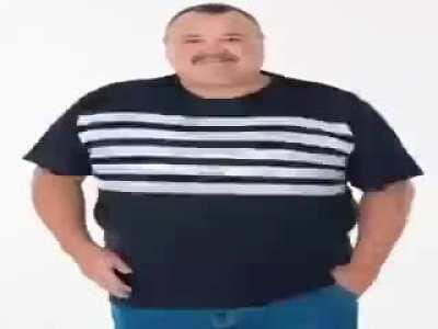 Shirt man with all the shirts