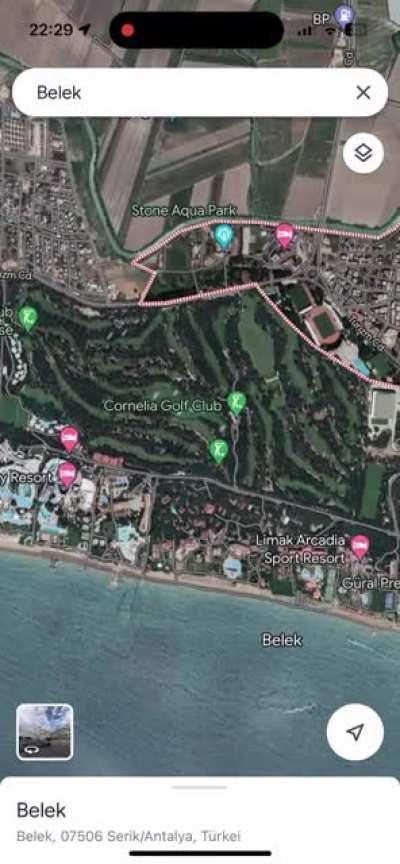 This is Belek, Turkey