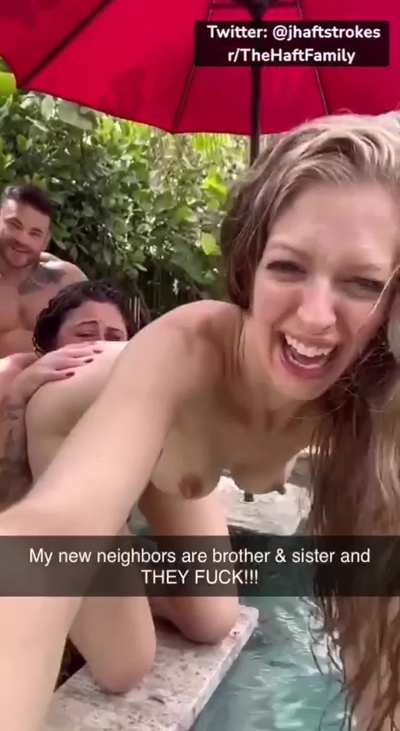I’ve been creepin’ on my neighbors, they fuck ALL the time! I thought they were married! Turns out they’re brother & sister!