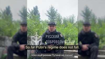 Russian Volunteer Corps tells their followers to get their stored weapons ready and wait for new information from the RVC.