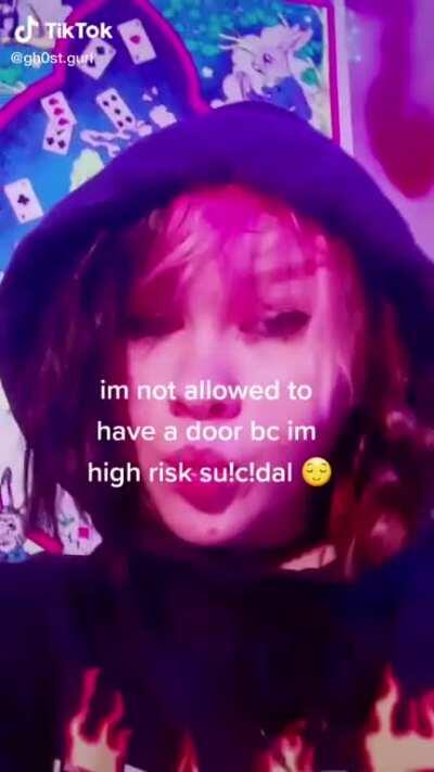 Using suicide to get attention on tik tok