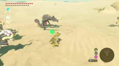 Things to do in BotW #97721: Playing football with the lads
