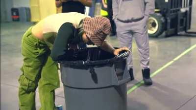 Xavier Woods & Liv after doing the Paqui one chip challenge 😬🥵