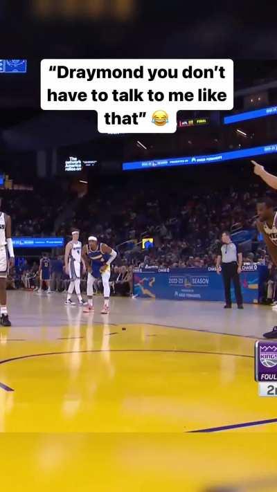 [Highlight] Ref Tells Draymond to not be Draymond