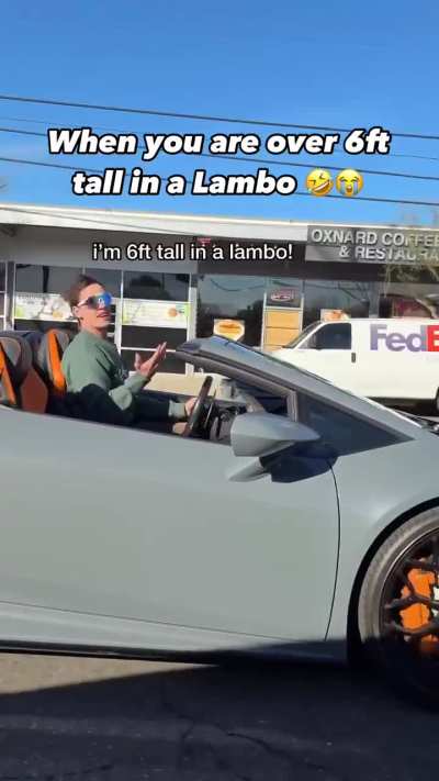 It's hard to be tall