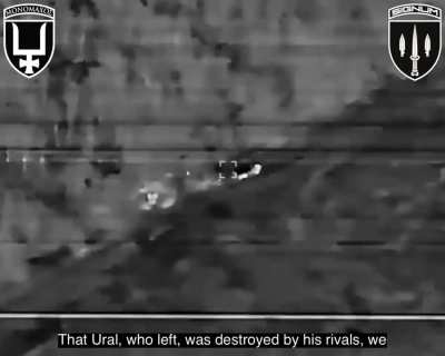 Ukrainian SIGNUM Battalion of the 53rd Mechanized Brigade destroyed a Russian howitzer in the Lyman direction. Footage explained by one of the pilots. 27.09.2025