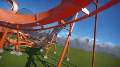 guys i recreated mind eraser at SFA in planet coaster! (no hate plz this is my first recreation)