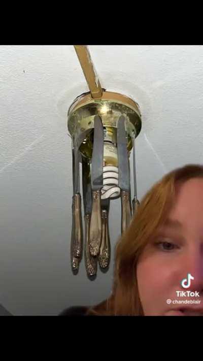 Knife Chandelier