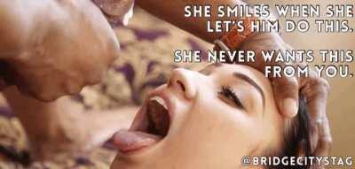 She doesn’t crave your cum.