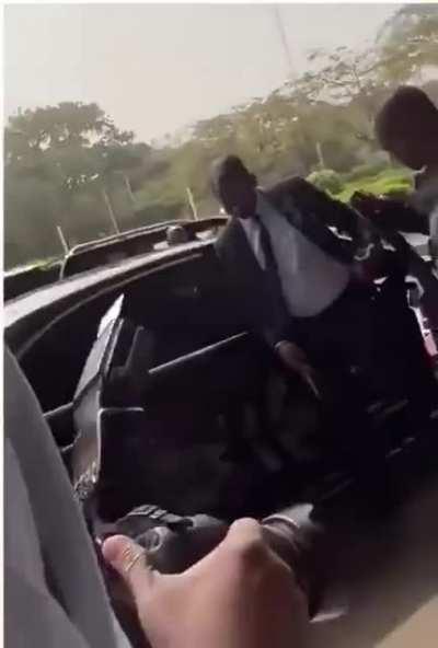 When you're a big shot, even the door opener needs a door opener.