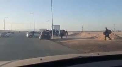 llegada de turistas Chacalluta/Arica