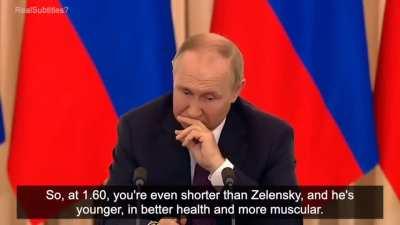 Putin has a disastrous Press Conference (parody)