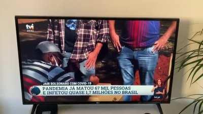 Há uns dias atrás vi e respondi uma thread sobre como o Brasil é visto aqui em Portugal e se o Brasil é noticiado aqui. Filmei pra vocês um pedaço de um jornal.