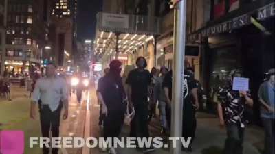 Anti Charlie Kirk protest