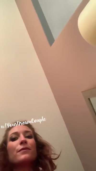 You naughty boy!! Don't look up my skirt 😏