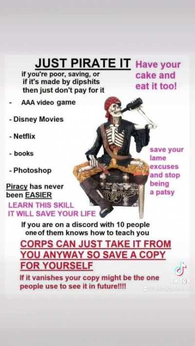 Make piracy mainstream!