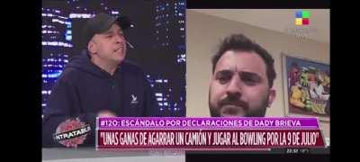 El Dipy y Diego Brancatelli volvieron a tener un tenso cruce en Intratables: insultos, reclamos y acusaciones.