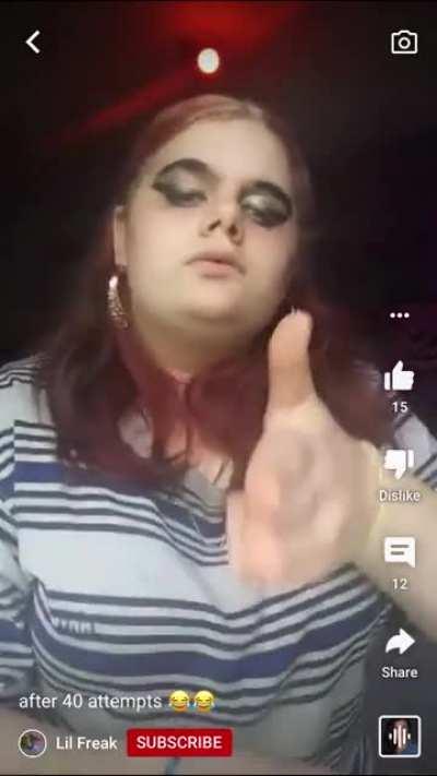 Is she fingering someone to death?