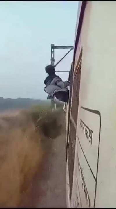 Bro woke up and remembered the dream where he was the main character on a train roof