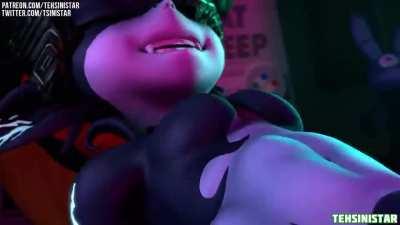 Midna riding a stranger for a creampie. Animation by TehSiNiSTAR