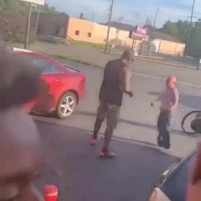 Little man goes down