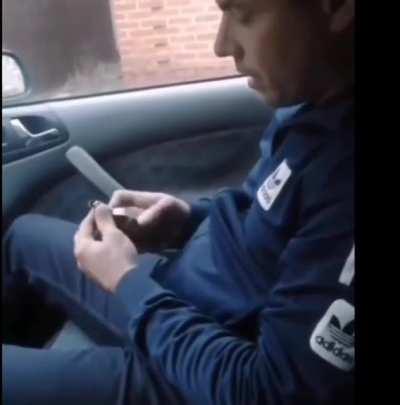 *pulls the safety pin and lets go of the lever*