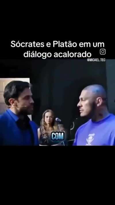 A discussão mais fraca do Sócrates e Platão: