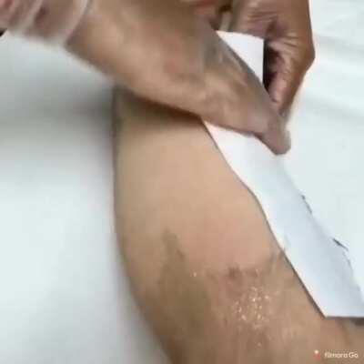 Hair waxing