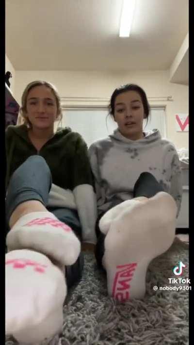 Cheerleader dirty socks