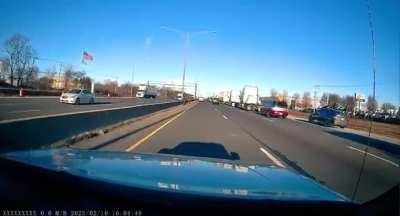 My father in law dodged some idiot today