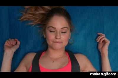 I’m imagining being on top of Debby Ryan and she looks at me like this