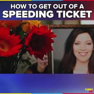 WCGR Trying to avoid a speeding ticket