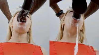 Candice Dare making a mess. Love this part.