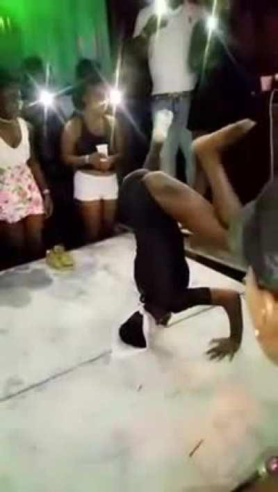 HMFT after I do a head stand