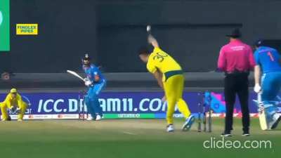Virat kohli's solid backfoot defence 