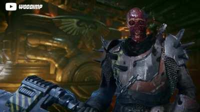 When you manage to break the Mauler's helmet