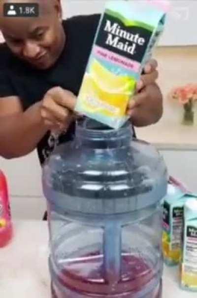 To pour some juice