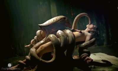 Insane sex scene with alien