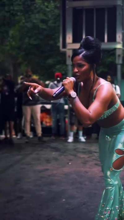 Lol these female rappers be damn near doing soft core porn on stage but I ain’t mad 🤣