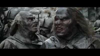 Uruk-Hai with normal voices