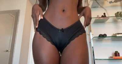 I’m the kind of slut that doesn’t wear panties but these ones are just too cute. I love the back so much because it provides easy access to my asshole 😍