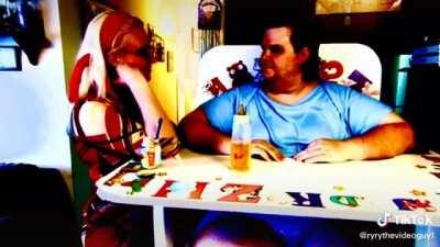 What’s more sexy than feeding your obese partner in their high chair before bedtime?