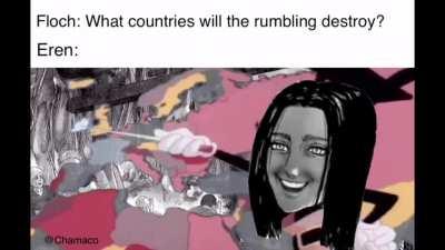 Eren planning the rumbling