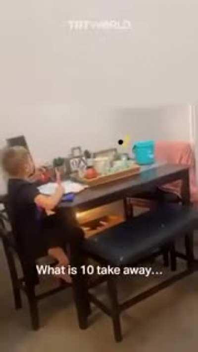 Kid gets caught using Alexa to do his homework