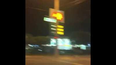 Blocking an ambulance with a patient inside.