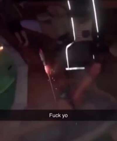 WCGW trying to shoot bottle rockets from between our legs