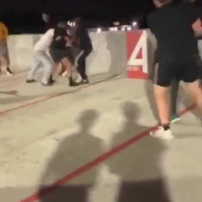 Fight broke out on top of a parkade near me