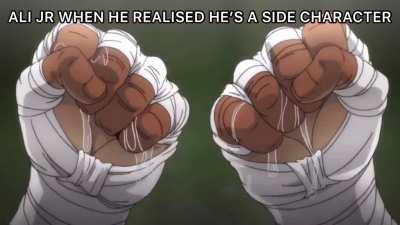 Bro a boxer will never succeeded in baki